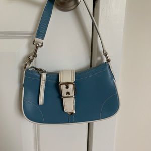 Coach small purse, blue, like New